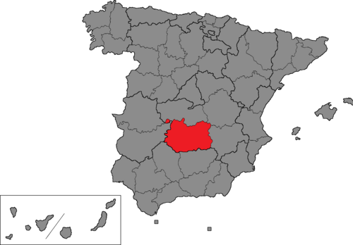 Road near Ciudad Real