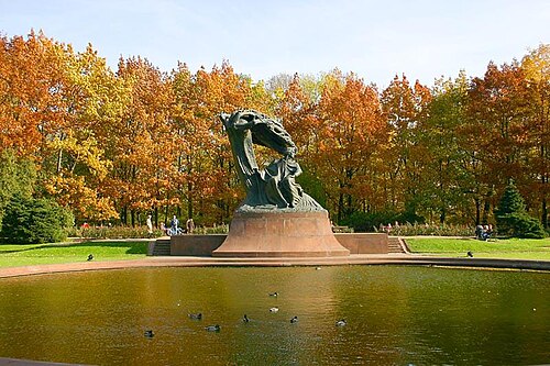 Lazienki Krolewskie w Warszawie