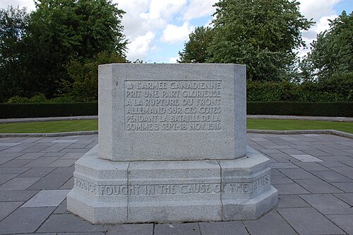 Courcelette Canadian Memorial