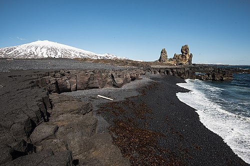 Londrangar Basalt Cliffs