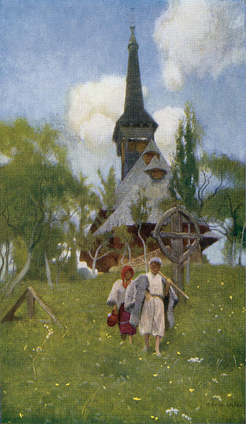 Wooden church in Desești, Maramureș