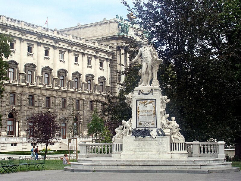 Mozart Monument, Vienna