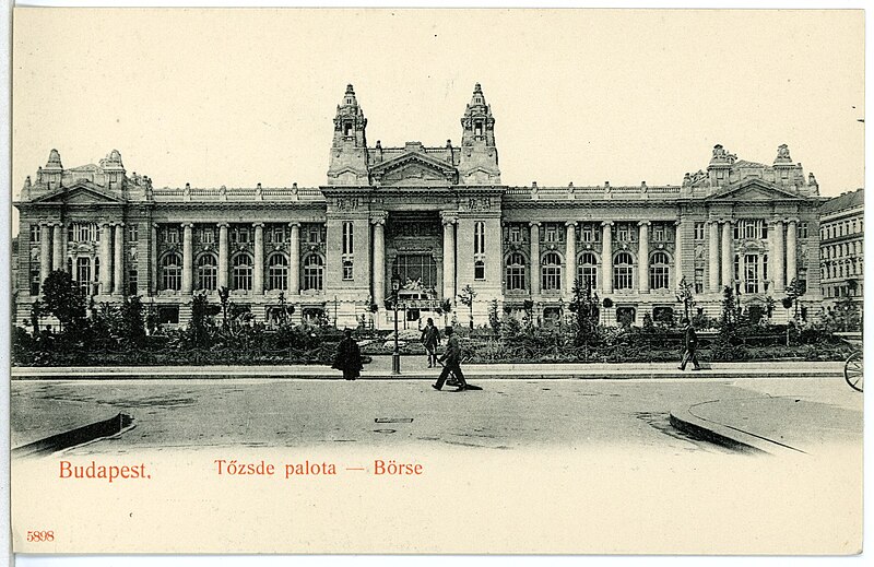 Stock Exchange Palace in Budapest