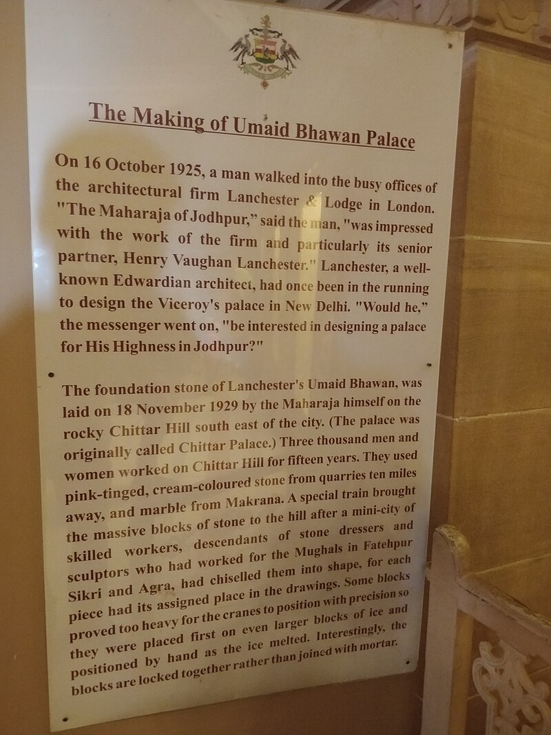 Umaid Bhawan Palace
