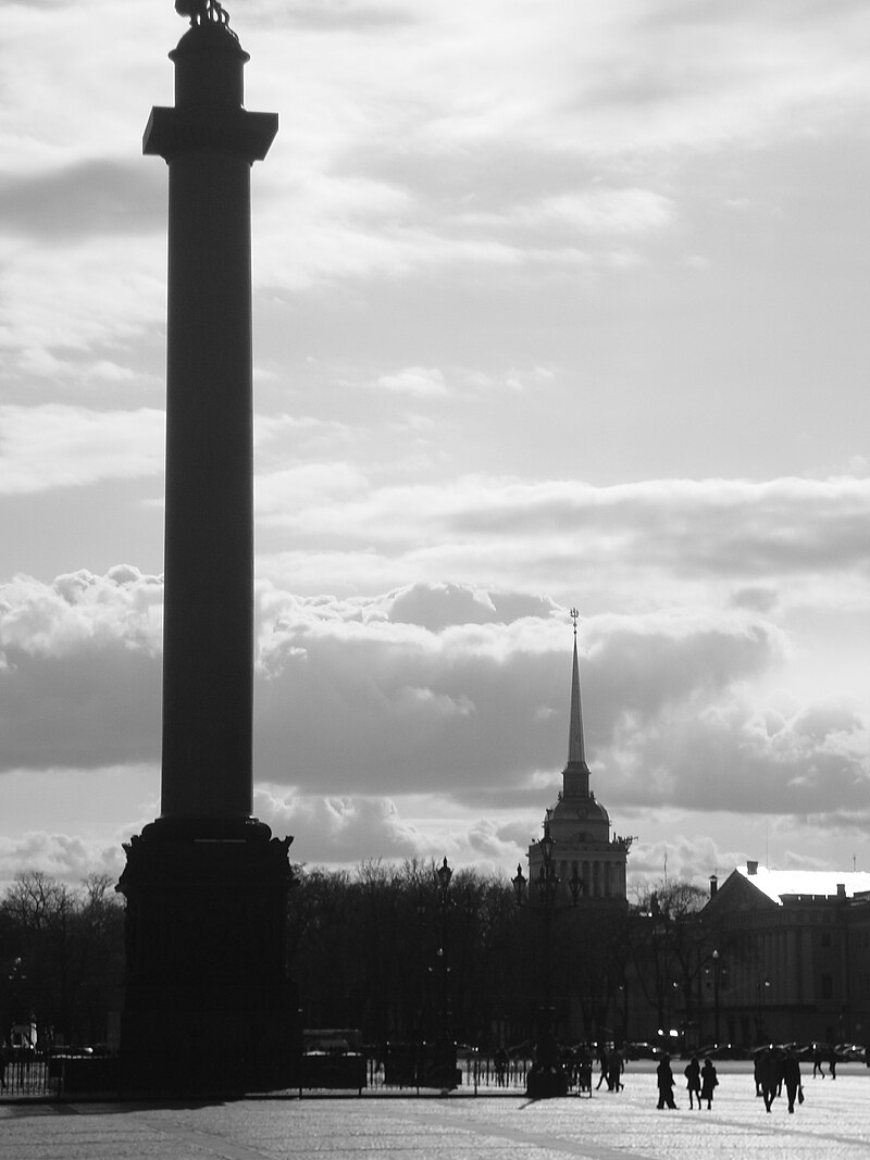 Admiralty building in Saint Petersburg