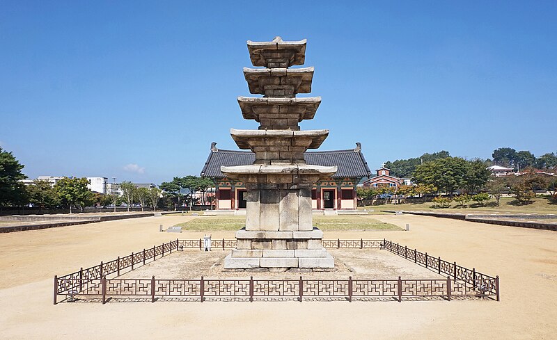 Five storied stone pagoda of Jeongnimsa Temple site