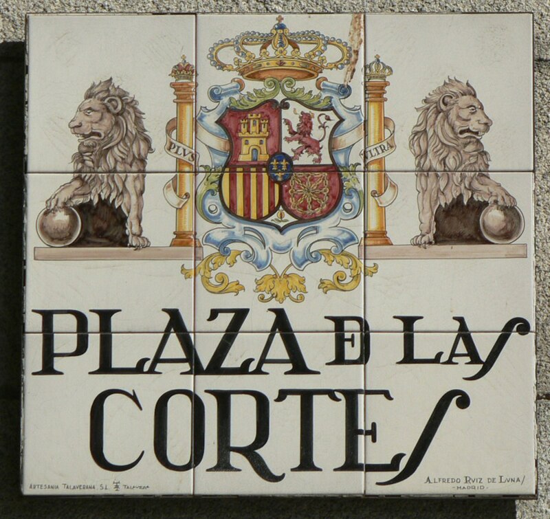 plaza de las Cortes