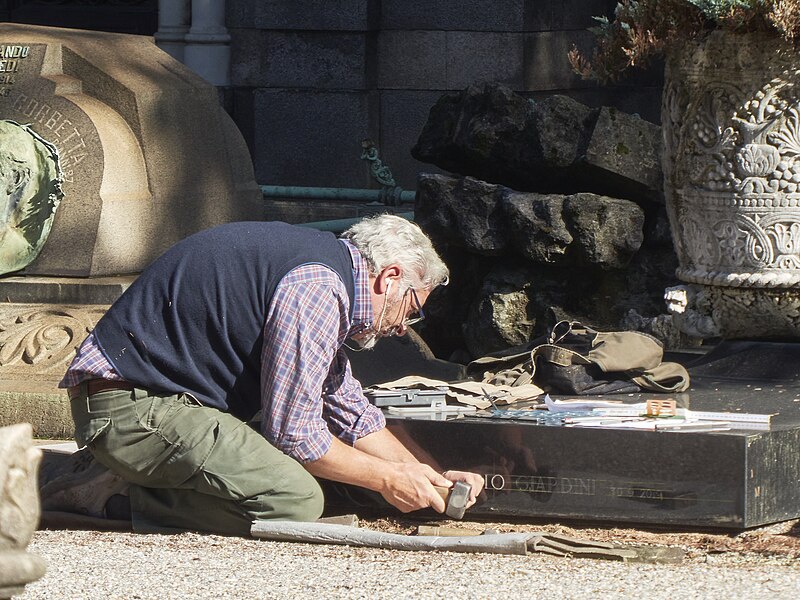 monumental cemetery of Milan