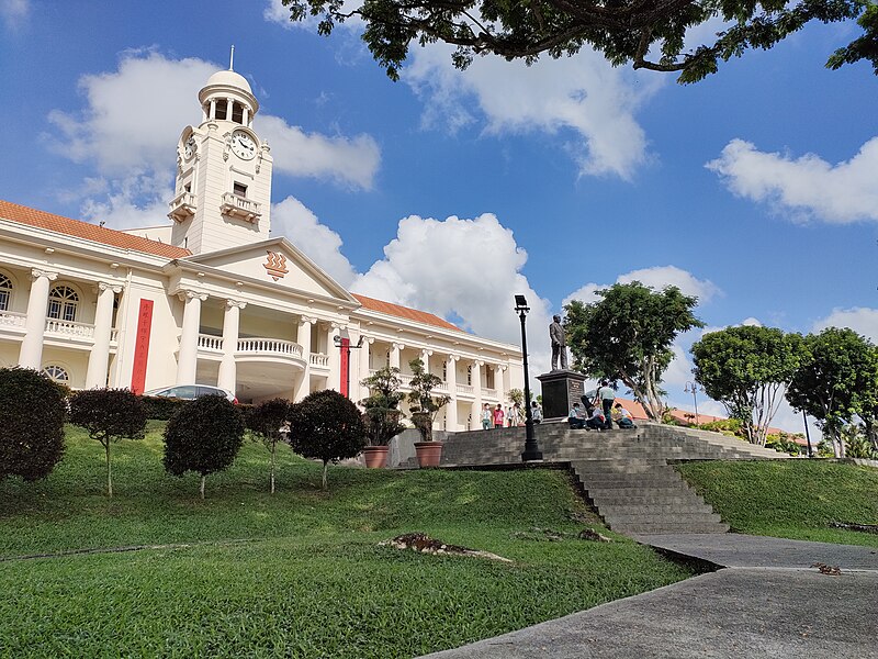The Chinese High School Clock Tower Building