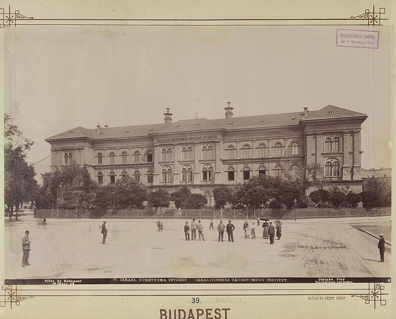 National Institute for the Jewish Deaf-Mute in Budapest