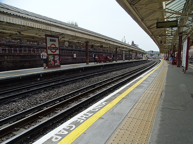 Barons Court tube station
